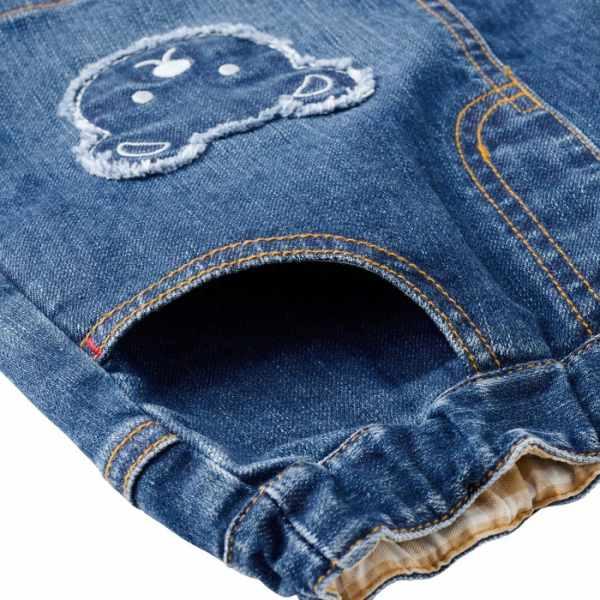 ●取り寄せ商品● ミキハウス mikihouse ミキハウスベア スカート ( 80 100 120 )  ベビー 幼児 キッズ 女の子 デニム | MIKI HOUSE | 05