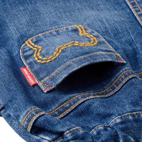 ●取り寄せ商品● ミキハウス mikihouse ミキハウスベア スカート ( 80 100 120 )  ベビー 幼児 キッズ 女の子 デニム | MIKI HOUSE | 06