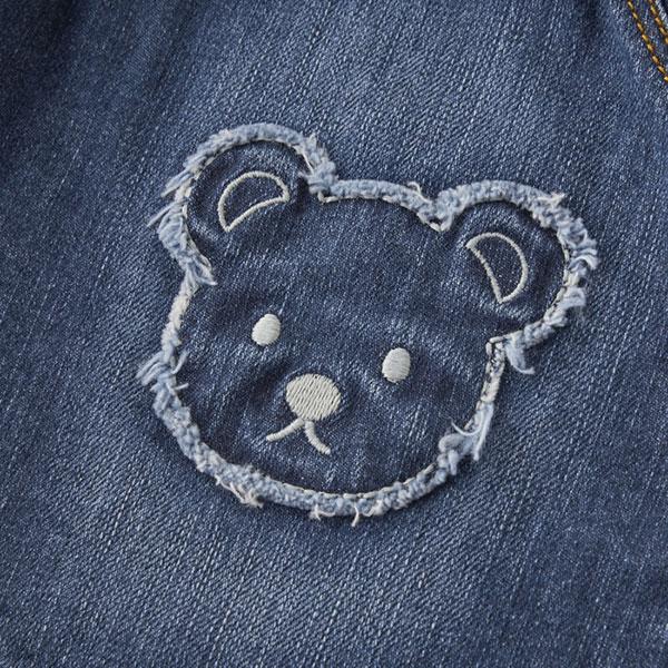 ●取り寄せ商品●ミキハウス　mikihouse　ミキハウスベア ジャンパースカート 女の子  カジュアル（S(70-80cm)・M(80-90cm)・L(90-100cm)） | MIKI HOUSE | 03