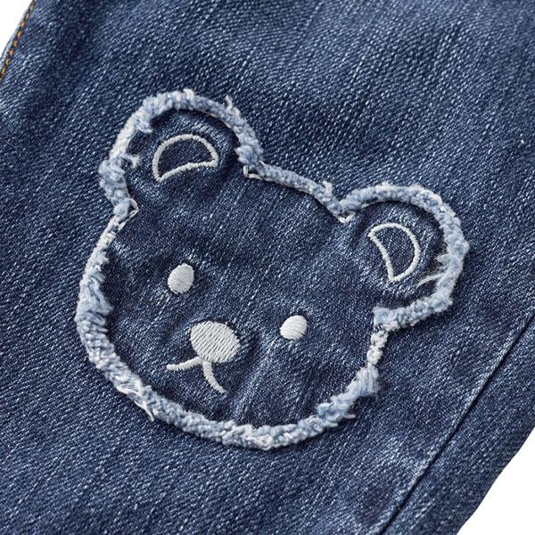●取り寄せ商品●ミキハウス　mikihouse　ミキハウスベア パンツ  デニム  カジュアル（80・90・100・110・120・130）_3