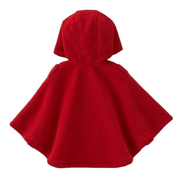 ●30％OFFセール●ミキハウス　mikihouse　イカリマーク　フリースベビーマント〈フリー(70cm-90cm)〉アウトレット　アウターの画像