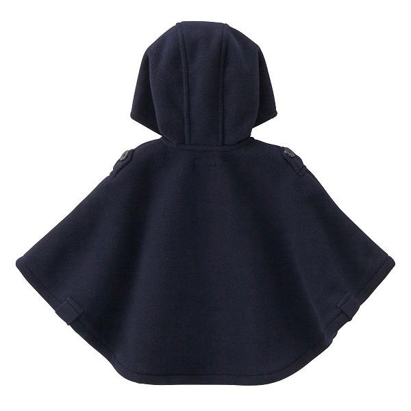 ●30％OFFセール●ミキハウス　mikihouse　イカリマーク　フリースベビーマント〈フリー(70cm-90cm)〉アウトレット　アウターの画像