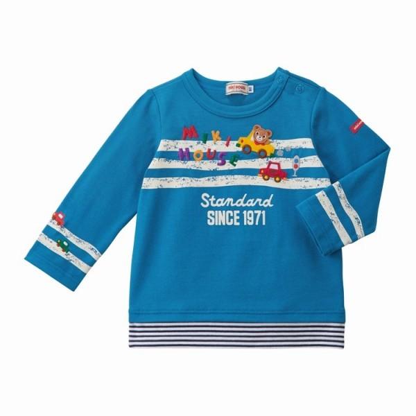 ○30％OFFセール○ミキハウス mikihouse 長袖Tシャツ(80・90・100 