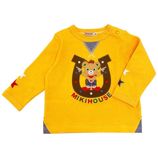 ミキハウス正規販売店/ミキハウス mikihouse カウボーイ プッチー トレーナー(110cm・120cm・130cm）アウトレット 子ども服の画像