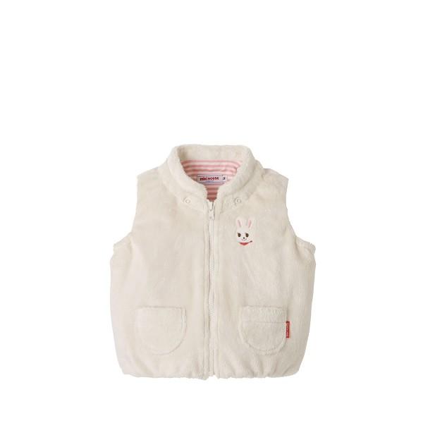 【美品】mikihouse ミキハウス ダウン ベスト　ハート　うさこ　総柄 プッチー&うさこ刺繍ダウンジャケット – ミキハウスオフィシャル