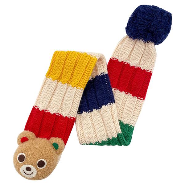 ミキハウス正規販売店/ミキハウス　mikihouse　プッチー　うさこ　マルチ　配色　マフラー(サイズ無し）アウトレット セール ギフト プレゼント 子ども | MIKI HOUSE | 01
