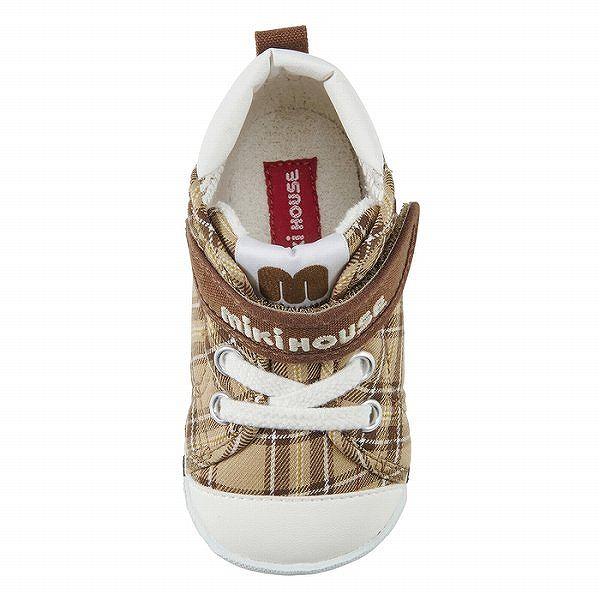 ミキハウス　mikihouse　ミキハウスチェック　ファースト　ベビーシューズ（12cm・12.5cm・13cm・13.5cm）靴　ファーストシューズ　赤ちゃん　子供　幼児 | MIKI HOUSE | 10