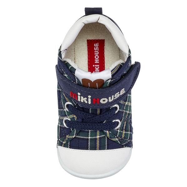 ミキハウス　mikihouse　ミキハウスチェック　ファースト　ベビーシューズ（12cm・12.5cm・13cm・13.5cm）靴　ファーストシューズ　赤ちゃん　子供　幼児 | MIKI HOUSE | 07