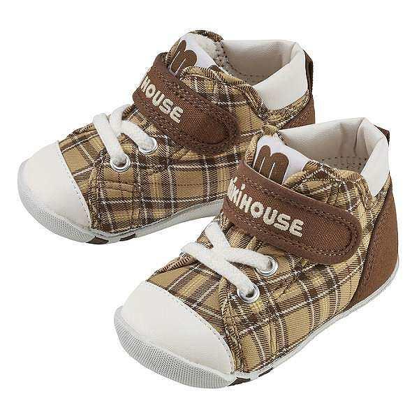 ミキハウス　mikihouse　ミキハウスチェック　ファースト　ベビーシューズ（12cm・12.5cm・13cm・13.5cm）靴　ファーストシューズ　赤ちゃん　子供　幼児 | MIKI HOUSE | 08