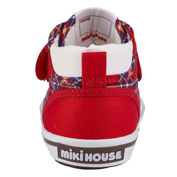 ミキハウス　mikihouse　ミキハウスチェック　セカンド　ベビーシューズ（14cm・14.5cm・15cm・15.5cm）靴　セカンドシューズ　スニーカー | MIKI HOUSE | 02