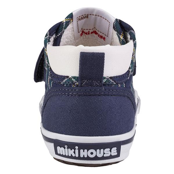 ミキハウス　mikihouse　ミキハウスチェック　セカンド　ベビーシューズ（14cm・14.5cm・15cm・15.5cm）靴　セカンドシューズ　スニーカー | MIKI HOUSE | 05