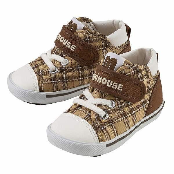 ミキハウス　mikihouse　ミキハウスチェック　セカンド　ベビーシューズ（14cm・14.5cm・15cm・15.5cm）靴　セカンドシューズ　スニーカー | MIKI HOUSE | 08