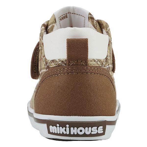 ミキハウス　mikihouse　ミキハウスチェック　セカンド　ベビーシューズ（14cm・14.5cm・15cm・15.5cm）靴　セカンドシューズ　スニーカー | MIKI HOUSE | 09