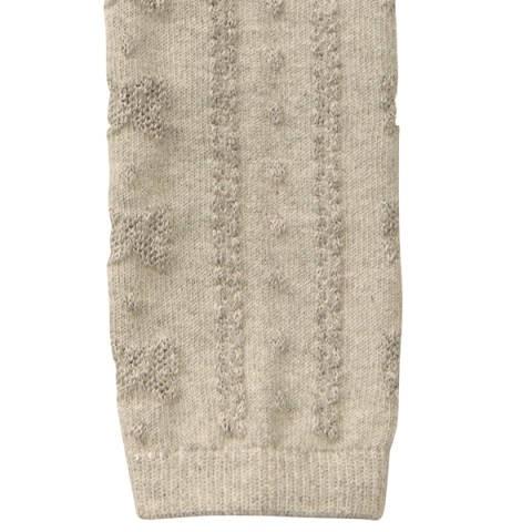 ●30％OFFセール●ミキハウス　mikihouse　ケーブル＆リボン　編み柄レギンス（70cm-130cm）アウトレット　セール ベビー　キッズ 子ども服 女の子 | MIKI HOUSE | 02