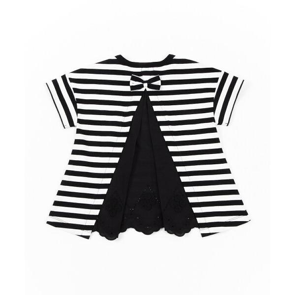 ●50%OFFセール●ニットプランナー　Knit　Planner　後ろレース切替えボーダーTシャツ(100・110・120・130）/KP 半額 セール アウトレット | KP(キッズ) | 03