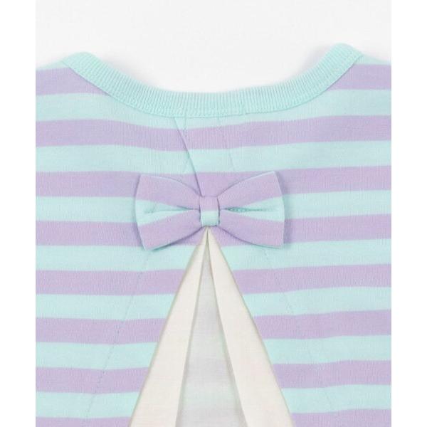 ●50%OFFセール●ニットプランナー　Knit　Planner　後ろレース切替えボーダーTシャツ(100・110・120・130）/KP 半額 セール アウトレット | KP(キッズ) | 08