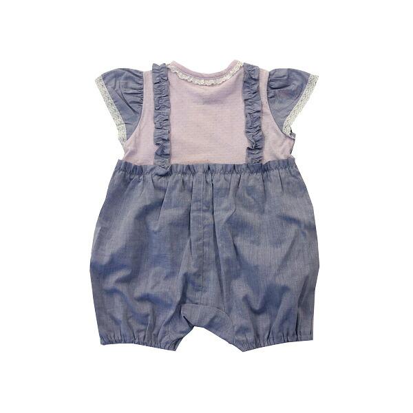 ●50％OFFセール●スーリー　Souris　シャンブレー　ロンパース　（80）アウトレット  半額 セール 女の子 子ども服 ベビー 赤ちゃん ベビー服 | Souris | 04