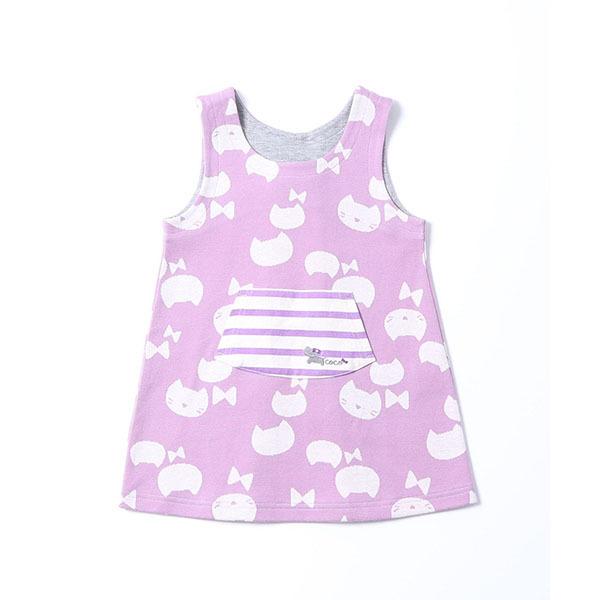 ●50%OFFセール●ラスト１点●ニットプランナー　Knit　Planner　mimiちゃん柄のジャンパースカート(100）/KP　半額 セール アウトレット | KP(キッズ) | 01