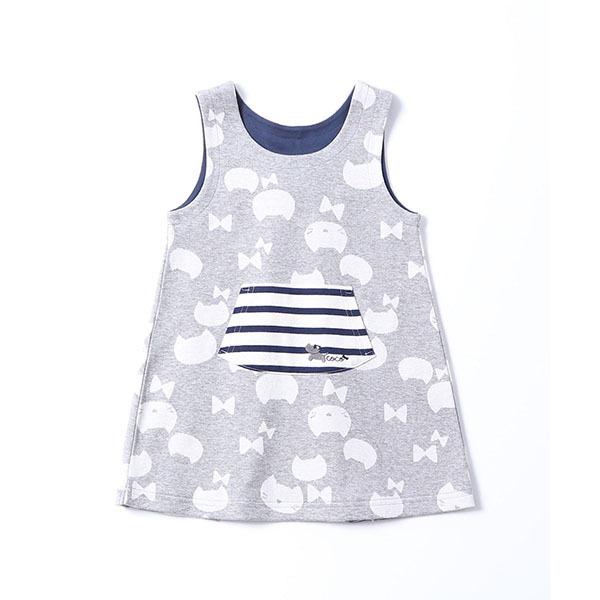 ●50%OFFセール●ラスト１点●ニットプランナー　Knit　Planner　mimiちゃん柄のジャンパースカート(100）/KP　半額 セール アウトレット | KP(キッズ) | 02