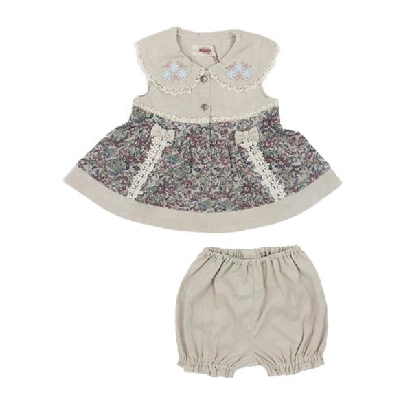 ●30％OFFセール●スーリー　Souris　ミルキースーツ　セットアップ（80cm・90cm）秋 冬 子ども服 ベビー 赤ちゃん 女の子 かわいい お出かけ | Souris | 03