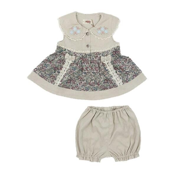 ●30％OFFセール●スーリー　Souris　ミルキースーツ　セットアップ（80cm・90cm）秋 冬 子ども服 ベビー 赤ちゃん 女の子 かわいい お出かけ | Souris | 03