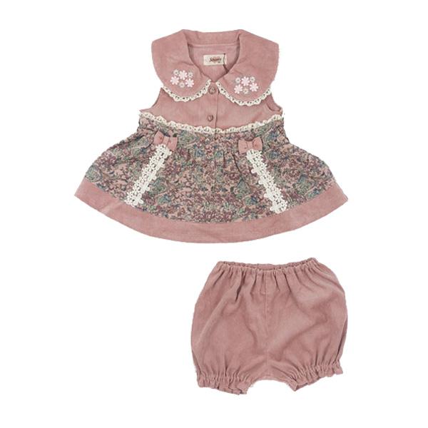 ●30％OFFセール●スーリー　Souris　ミルキースーツ　セットアップ（80cm・90cm）秋 冬 子ども服 ベビー 赤ちゃん 女の子 かわいい お出かけ | Souris | 06