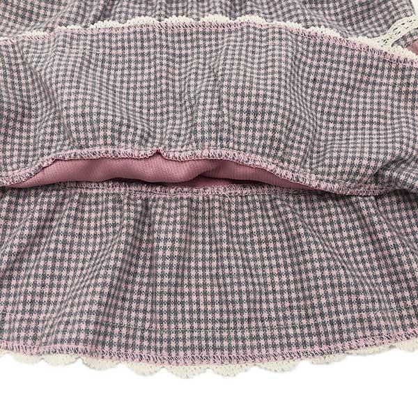 ●30％OFFセール●スーリー　Souris　ミルキースーツ　セットアップ　チェック柄　（80cm・90cm）秋 冬 子ども服 ベビー 赤ちゃん 女の子  お出かけ | Souris | 10