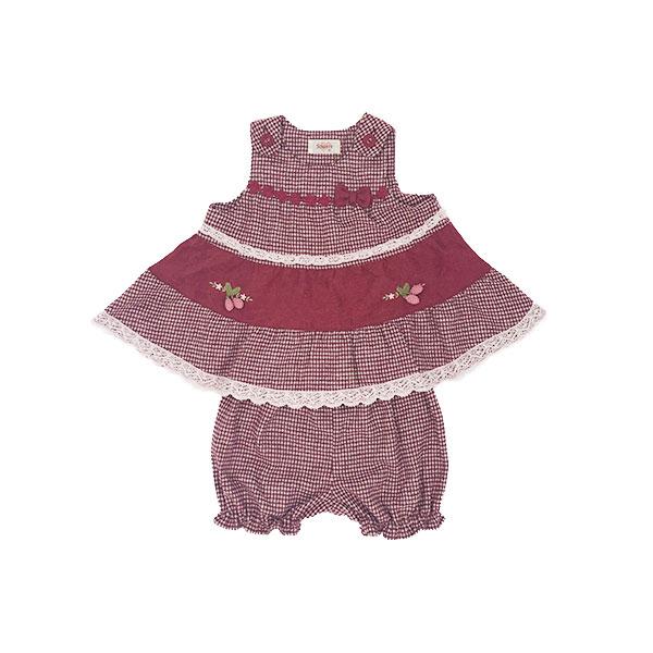 ●30％OFFセール●スーリー　Souris　ミルキースーツ　セットアップ　チェック柄　（80cm・90cm）秋 冬 子ども服 ベビー 赤ちゃん 女の子  お出かけ | Souris | 01