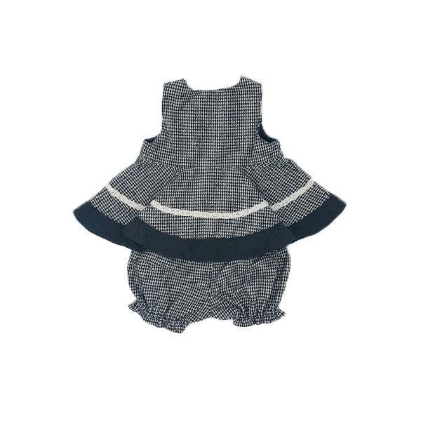 ●30％OFFセール●スーリー　Souris　ミルキースーツ　セットアップ　千鳥柄　（80cm・90cm）秋 冬 子ども服 ベビー 赤ちゃん 女の子 かわいい お出かけ | Souris | 07