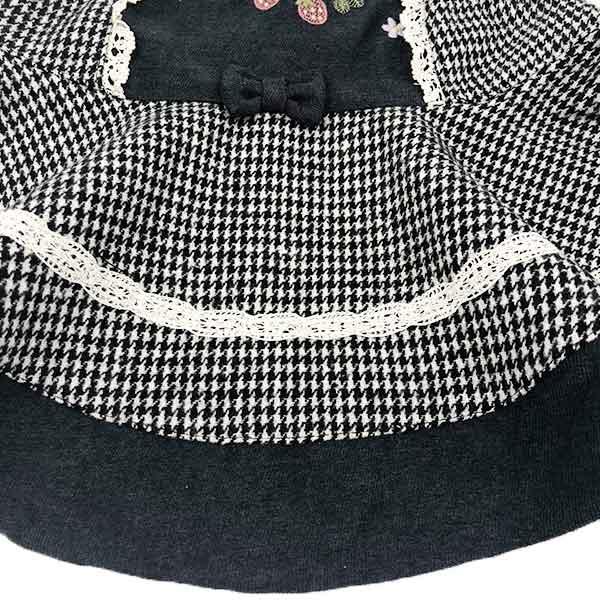 ●30％OFFセール●スーリー　Souris　ミルキースーツ　セットアップ　千鳥柄　（80cm・90cm）秋 冬 子ども服 ベビー 赤ちゃん 女の子 かわいい お出かけ | Souris | 09