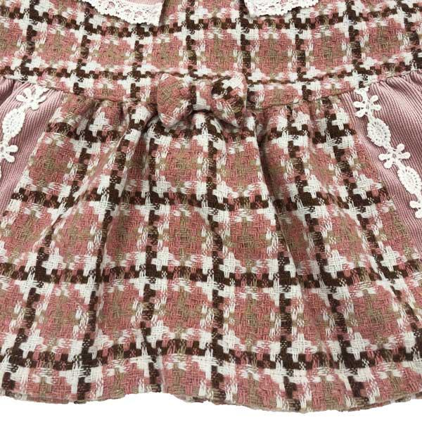 ●30％OFFセール●スーリー　Souris　ミルキースーツ　チェック柄　セットアップ（80cm・90cm）秋 冬 子ども服 ベビー 赤ちゃん 女の子  お出かけ | Souris | 11