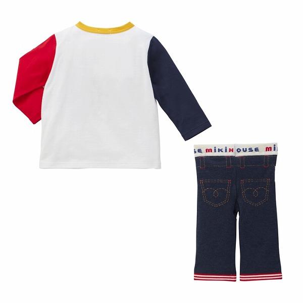 MIKI HOUSE ミキハウス mikihouse 長袖Tシャツ 8分丈スパッツ MIKI HOUSE ミキハウス mikihouse 長袖Tシャツ 8分丈スパッツ