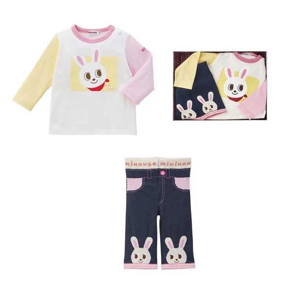 【りー】ミキハウス　ロンT　8枚セット MIKI HOUSE（ミキハウス） ○取り寄せ商品○ミキハウス 長袖Tシャツ 8