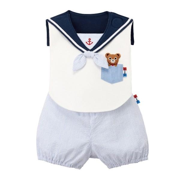 ミキハウス正規販売店/ミキハウス　mikihouse　プッチー スタイ・ブルマセット〈フリー(70cm-90cm)〉赤ちゃん ベビー | MIKI HOUSE | 01