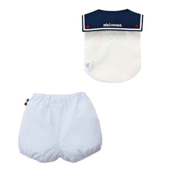 ミキハウス正規販売店/ミキハウス　mikihouse　プッチー スタイ・ブルマセット〈フリー(70cm-90cm)〉赤ちゃん ベビー | MIKI HOUSE | 03