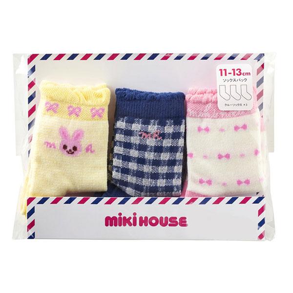 ミキハウス正規販売店/ミキハウス　mikihouse　靴下 ソックスパック 3足セット 男の子 女の子（11-13cm・13-15cm・15-17cm）アウトレット セール | MIKI HOUSE | 04