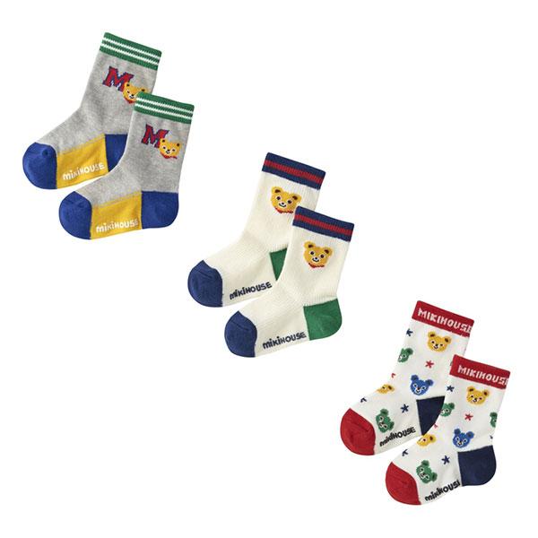 ミキハウス正規販売店/ミキハウス　mikihouse　靴下 ソックスパック 3足セット 男の子 女の子（11-13cm・13-15cm・15-17cm）アウトレット セール | MIKI HOUSE | 05