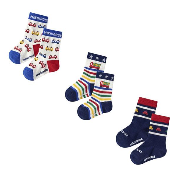 ミキハウス正規販売店/ミキハウス　mikihouse　靴下 ソックスパック 3足セット 男の子 女の子（11-13cm・13-15cm・15-17cm）アウトレット セール | MIKI HOUSE | 07
