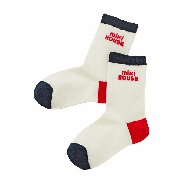 MIKI HOUSE ミキハウス mikihouse ロゴ シンプル ソックスパック