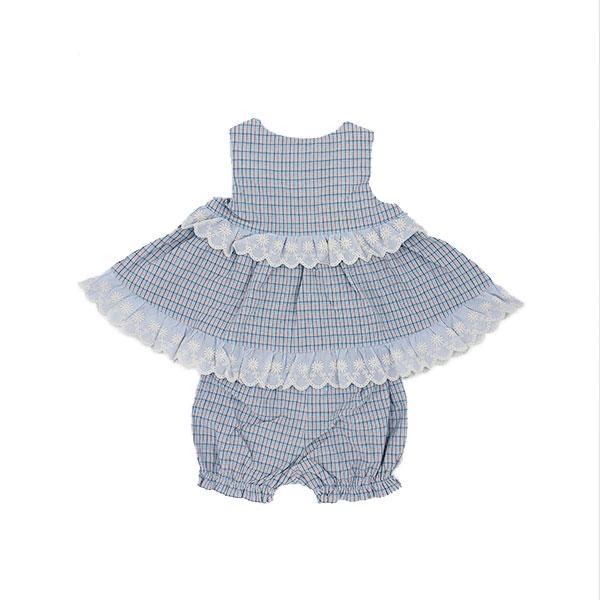 ●50％OFFセール●スーリー　Souris　ミルキースーツ　セットアップ　チェック柄　さくらんぼ 赤ちゃん お出かけ かわいい（80cm・90cm） アウトレット | Souris | 02