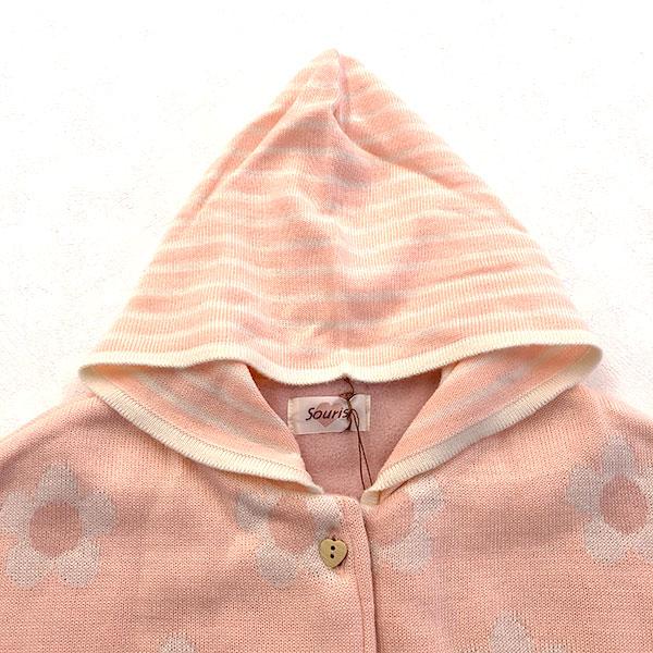 スーリー　Souris　★フラワージャガード　マント　ピンク | Souris | 03