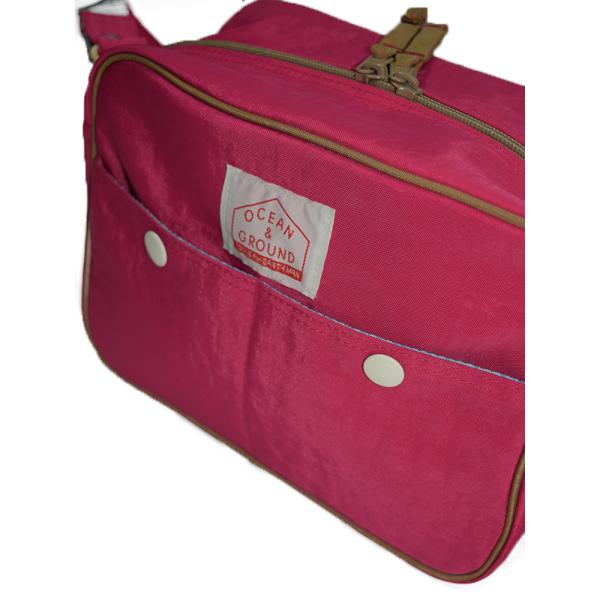 オーシャンアンドグラウンド　OCEAN&GROUND　通園バッグ 幼稚園バッグ ショルダーバッグ BAG GOODAY ナイロン 軽量 シンプル 男の子 女の子 肩掛け 無地 | Ocean&Ground | 17