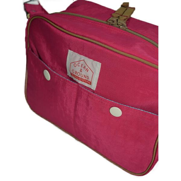 オーシャンアンドグラウンド　OCEAN&GROUND　通園バッグ 幼稚園バッグ ショルダーバッグ BAG GOODAY ナイロン 軽量 シンプル 男の子 女の子 肩掛け 無地 | Ocean&Ground | 17
