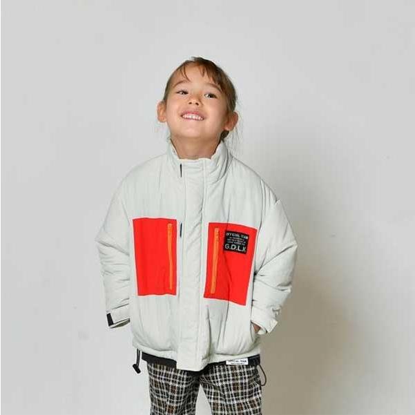 ニードルワーク（NEEDL WORK）OFFICIAL TEAM 中綿ジップアップジャケット （130・140・150）  男の子 女の子 冬 アウター ジャンパー 小学生 カジュアル | OFFICIAL TEAM | 01