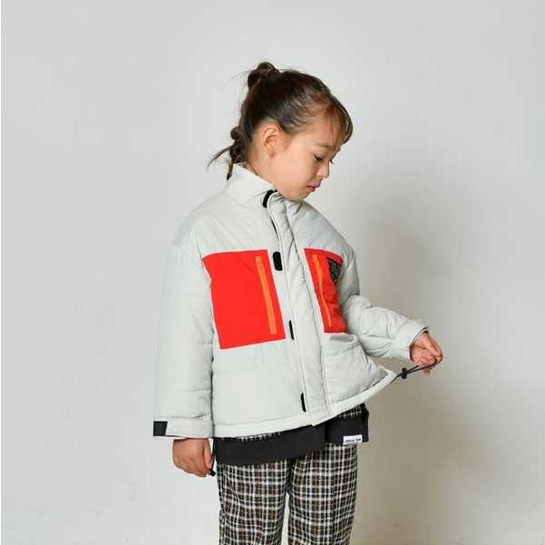 ニードルワーク（NEEDL WORK）OFFICIAL TEAM 中綿ジップアップジャケット （130・140・150）  男の子 女の子 冬 アウター ジャンパー 小学生 カジュアル | OFFICIAL TEAM | 03