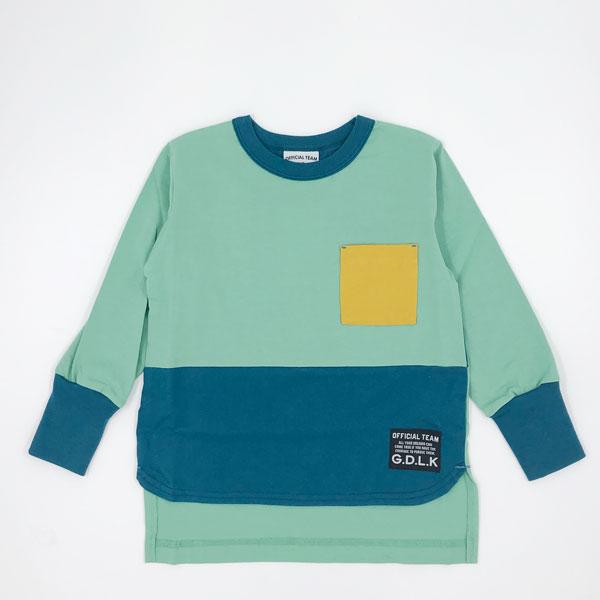 ニードルワーク（NEEDL WORK）OFFICIAL TEAM　ポケット配色スリットTシャツ(110・120)子ども服 男の子 幼稚園 保育園 小学生 キッズ ロンT 長袖 シンプル | OFFICIAL TEAM | 05