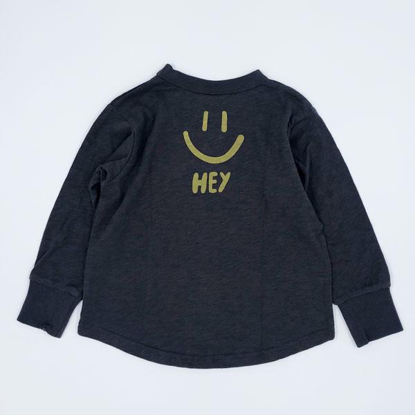 ニードルワーク（NEEDL WORK）OFFICIAL TEAM　スマイルロゴ 裾ラウンドTシャツ(130・140・150)子ども服 男の子 女の子 小学生  ロンT 長袖 シンプル | OFFICIAL TEAM | 04