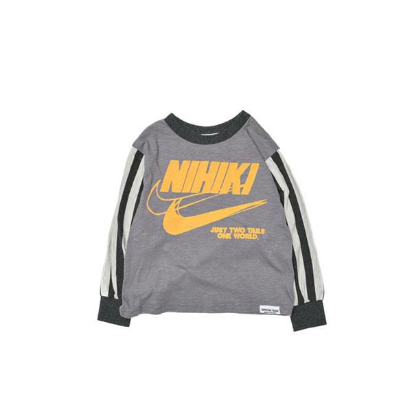 ニードルワーク （NEEDL WORK） OFFICIAL TEAM スラブ天竺 スポーツロゴTシャツ 長袖 ロンT ( 110 120 130 140 150 ) 子ども服 キッズ ジュニア カジュアル | OFFICIAL TEAM | 01