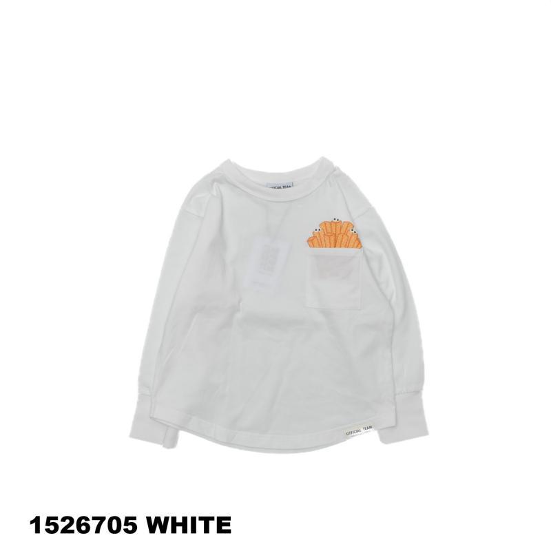 ニードルワーク （NEEDL WORK） OFFICIAL TEAM ポテトポケット Tシャツ ( 110 120 130 140 150 ) | OFFICIAL TEAM | 01