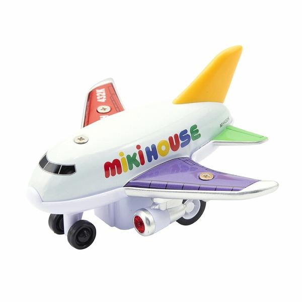 ミキハウス　mikihouse　おもちゃ 飛行機 プルバックジェット ブリキ 箱入り ベビー 赤ちゃん 子ども ギフト プレゼント 男の子 女の子 日本製 | MIKI HOUSE | 01
